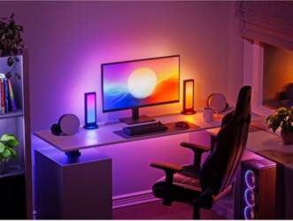 Nanoleaf Light Pegboard sānu USB-C galda