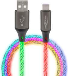 Ansmann USB-A / USB-C Kabelis ar