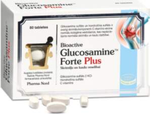BIOACTIVE GLUCOSAMINE FORTE PLUS tabletes, 80
