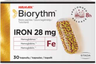 BIORYTHM IRON, 30 kapsulas