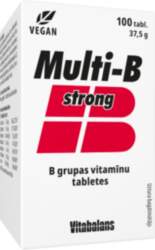 VITABALANS Multi-B Strong, 100 tabletes