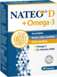 NATEO D PLUS omega3 4000, 60