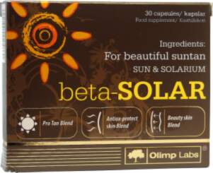 OLIMP LABS BETA SOLAR kapsulas, 30