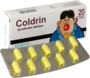 COLDRIN apvalkotās tabletes, N20