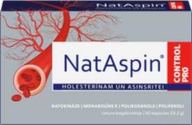 NatAspin Control Pro, 30 kapsulas