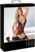 Abierta Fina Body red/black S