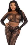 Leg Avenue - Python Crop Top