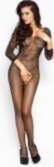 Passion Black Net Catsuit With Open