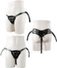 NMC STRAPON BLACK PU HARNESS WITH