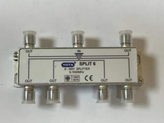 6WAY F-SPLITTER
