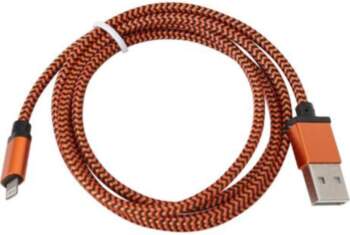 USB Type A- Lightning Fabric Cable