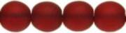 6mm Matte - Siam Ruby (x10)