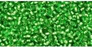 15/0 Toho Silver-Lined Peridot 10g