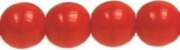 6mm Opaque Light Red (x10)
