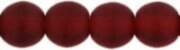 4mm Matte - Ruby (x20)