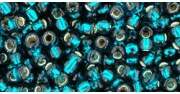 08/0 Toho Silver-Lined Teal 20g