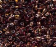 SuperDuo Copper-Amethyst (10g)