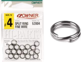 Riņķi Owner SPLIT RING FINE WIRE