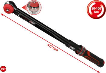 KS Tools ERGOTORQUE Precision dinamometriskā atslēga