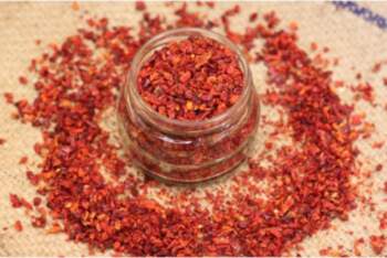 Sarkanā paprika granulas 3*3 mm