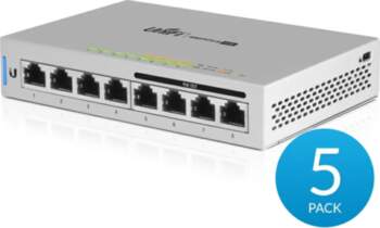 Ubiquiti Switch 8 PoE (60W) 5-pack