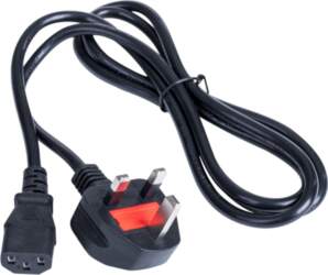 UK PC Power Cord C13 1