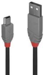 CABLE USB2 A TO MINI-B 2M/ANTHRA