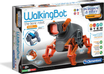 Clementoni, Walking Bot , Construction Set, 75039