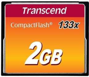 MEMORY COMPACT FLASH 2GB/MLC TS2GCF133 TRANSCEND