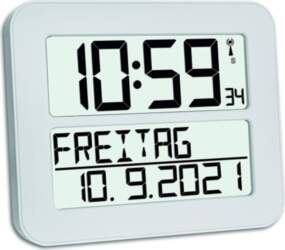 TFA Digital radio clock TIMELINE MAX