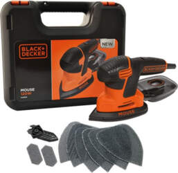Black&decker Multi-function sander 120W case BLACK