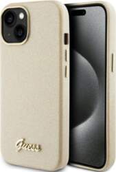 Guess Glitter Glossy Script Back Case