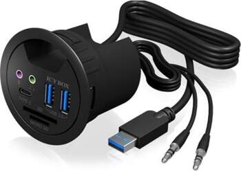 Raidsonic IcyBox Desk Hub 2x USB