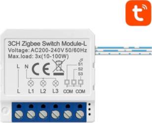 Smart Switch Module ZigBee Avatto LZWSM16-W3