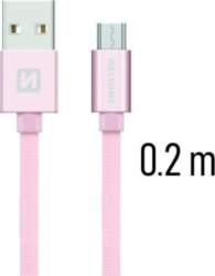 Swissten Textile Quick Charge Universāls Micro