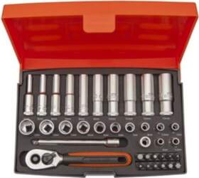 Bahco Short and long sockets set
