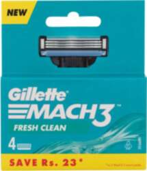 Gillette Mach3 / Fresh Clean 4pc