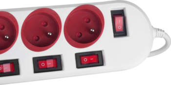 Maclean power strip, 5 socket extension