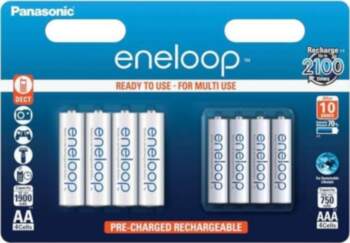 Panasonic Eneloop R6/AA 1900mAh, 4 Pcs