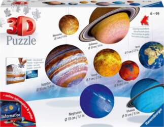 Ravensburger 3D Puzzle: Solar System (522pcs)