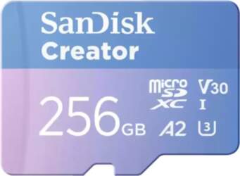 SanDisk Creator MicroSDXC 256 GB Class