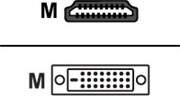 Sharkoon Adapter HDMI -> DVI-D (24+1)