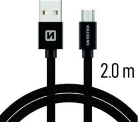 Swissten Textile Universāls Micro USB Datu