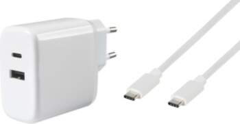 Vivanco charger USB-C - USB-A 65W