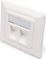 Digitus Wallplate for Keystone Modules, German