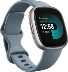 Fitbit Versa 4, waterfall blue/platinum FB523SRAG
