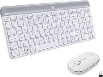 Logitech Slim Combo MK470, SWE, white