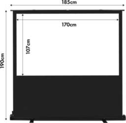 Maclean MC-212 Portable Projection Screen, Compact