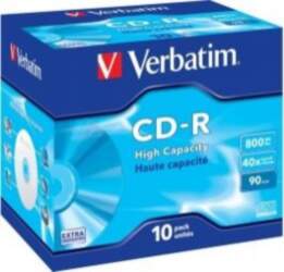 Matricas CD-R Verbatim 800MB 1x-40x Extra