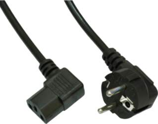 Power Cable Akyga AK-PC-02A Angle CCA
